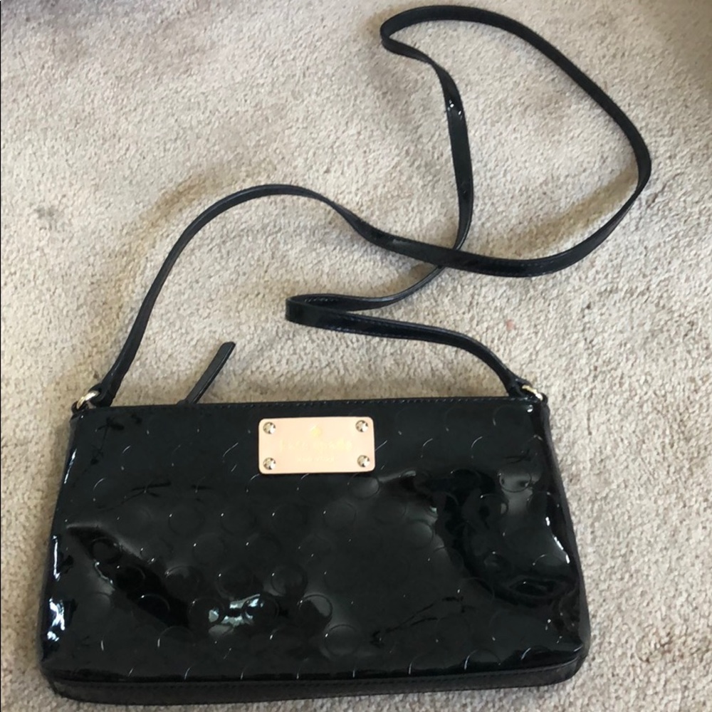 kate spade patent leather purse